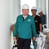김산 무안군수, 현경면 건립중인 농업근로자 기숙사 현장점검