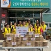 무안군 지역사랑보장협의체, ‘사랑애(愛) 가정애(愛)’ 롤케이크 이웃사랑 전달